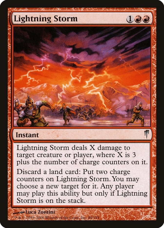 Lightning Storm - Coldsnap - Magic: The Gathering