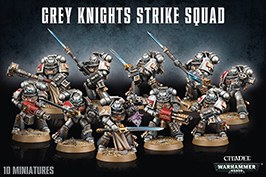 Warhammer: 40K - Grey Knights Strike Squad - Warhammer Plastic Box Sets ...