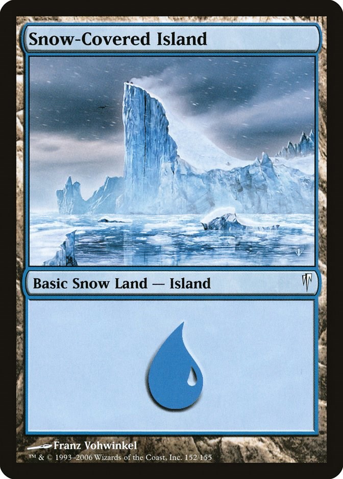 MTG 4x Snow-covered Swamp-Coldsnap 