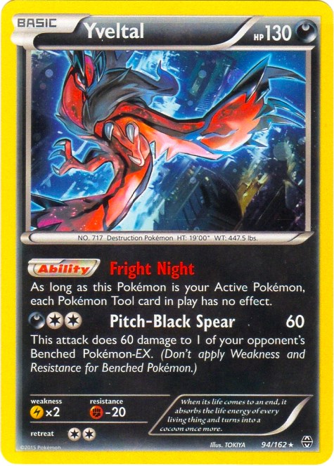 Yveltal card artwork