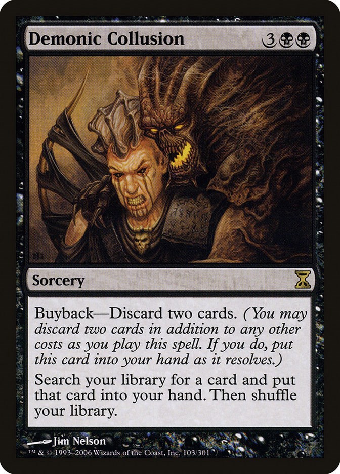 MagicCorporation - Collusion démoniaque (Spirale Temporelle) - Cartes à l'Unité Magic the Gathering
