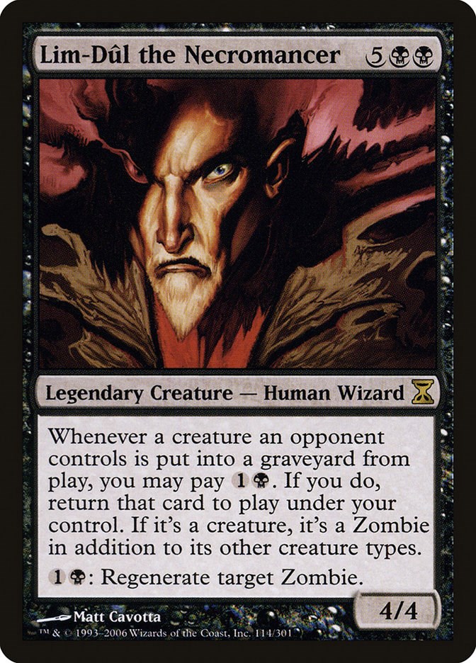 Lim-Dul the Necromancer - Time Spiral - Magic: The Gathering