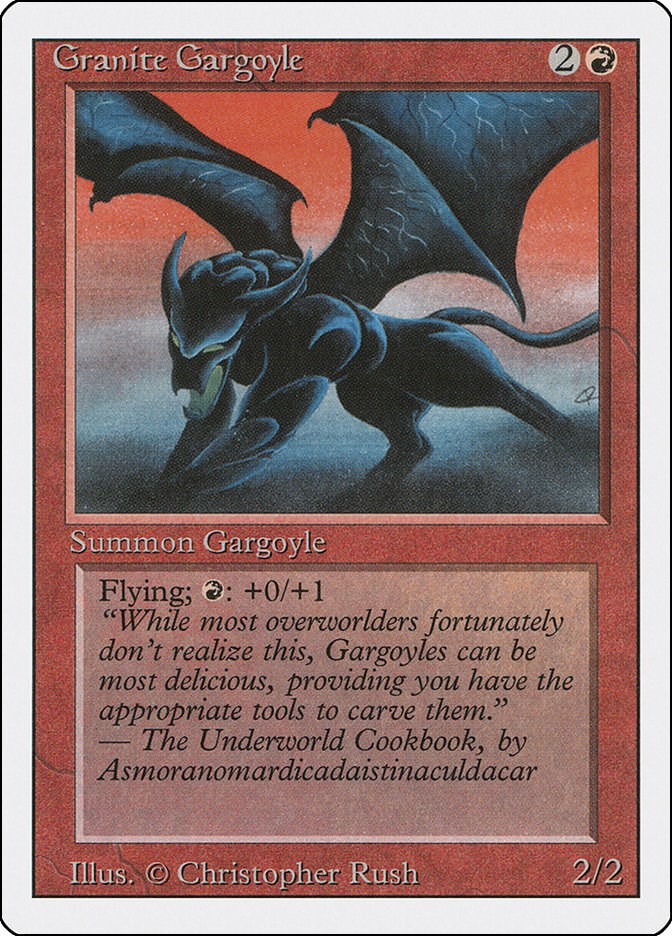 Granite Gargoyle - Revised Edition - Magic: The Gathering
