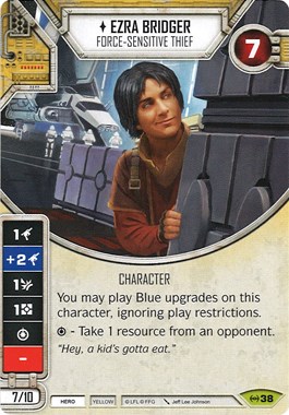 Ezra Bridger - Force-sensitive Thief (Card Only) - Empire at War - Star ...