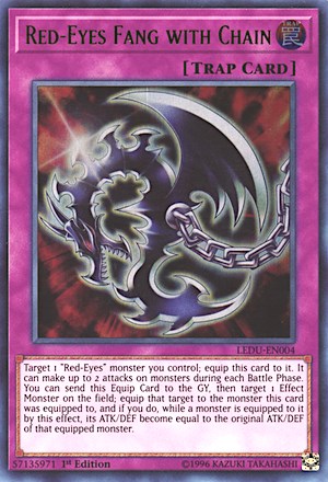 Red-Eyes Fang with Chain - Legendary Duelists - YuGiOh