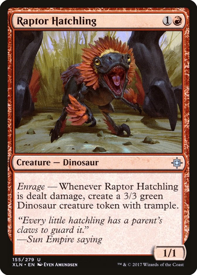 Ixalan Raptor Hatchling MTG Magic Card 