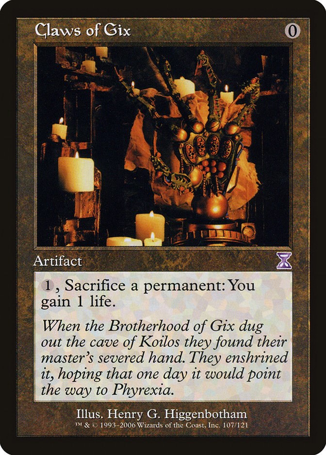 Claws of Gix - Timeshifted - Magic: The Gathering