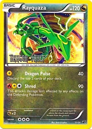 Rayquaza card artwork