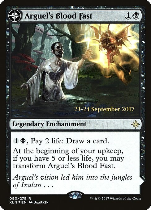 Arguel S Blood Fast Prerelease Cards Magic The Gathering