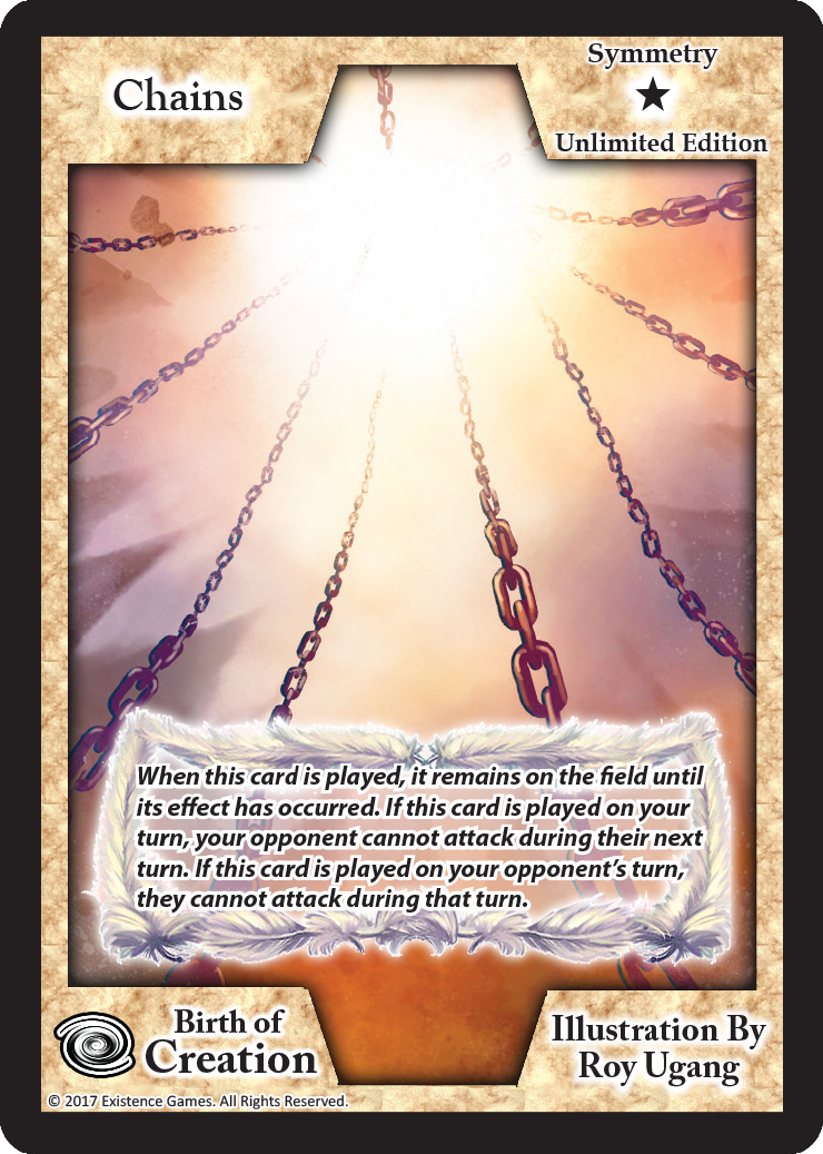 Chains (Unlimited Edition) (Skyborn) Birth of Creation Exodus TCG