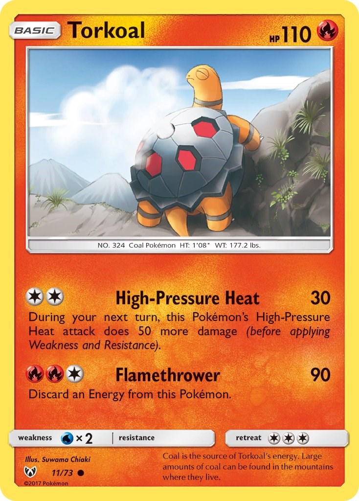Torkoal card artwork