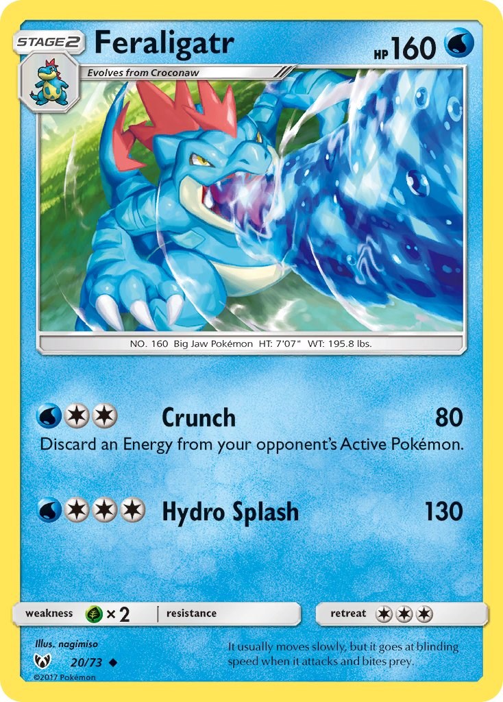 Feraligatr card artwork