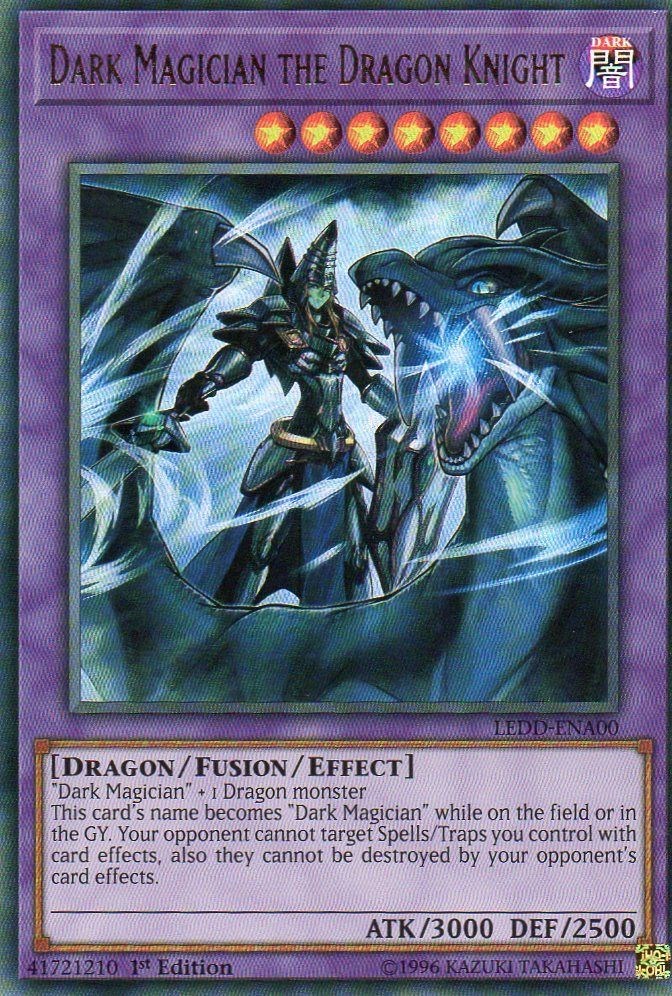 Yugioh Playmat - Legendary Magician of Dark & Legendary Dragon of