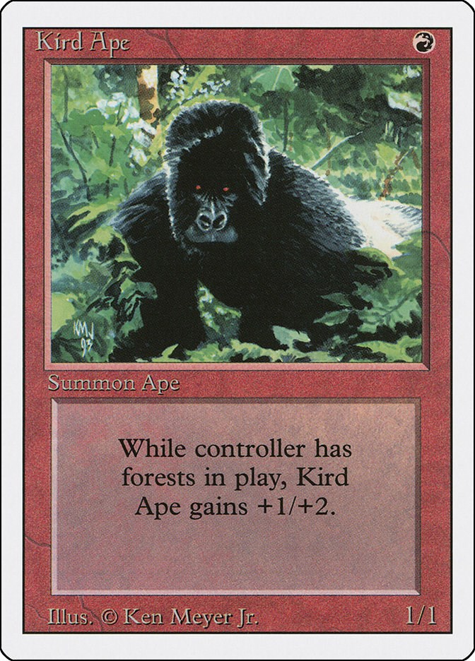 C MTG X4: Kird Ape FREE US SHIPPING! Moderate Play Revised Edition 
