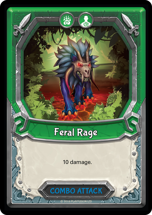 Feral Rage (Unclaimed) - Awakening - Lightseekers TCG