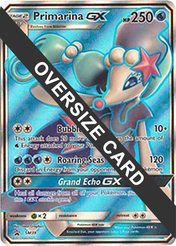 Primarina GX SM39 grande carte pokemon en Anglais