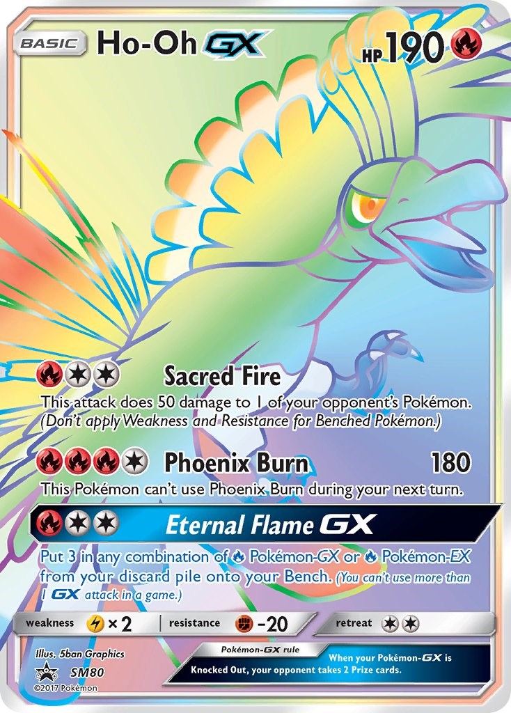 HO-OH Eternal Flame Form Pokemon Card -  Finland