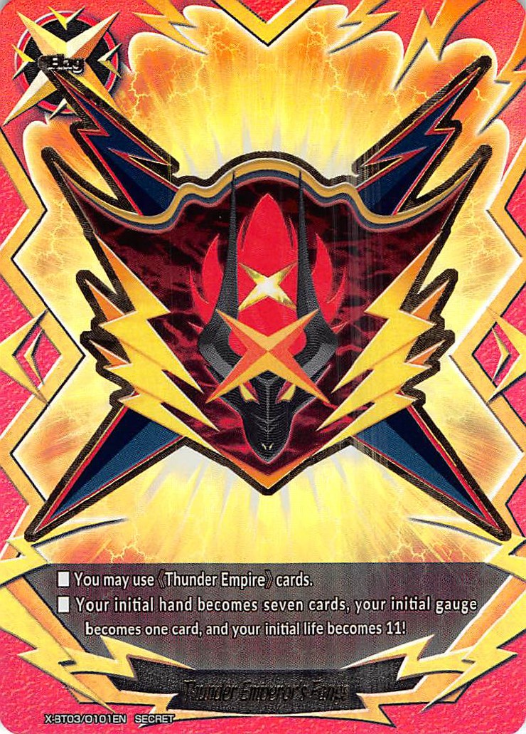 Thunder Emperor S Fangs Overturn Thunder Empire Future Card   148625 