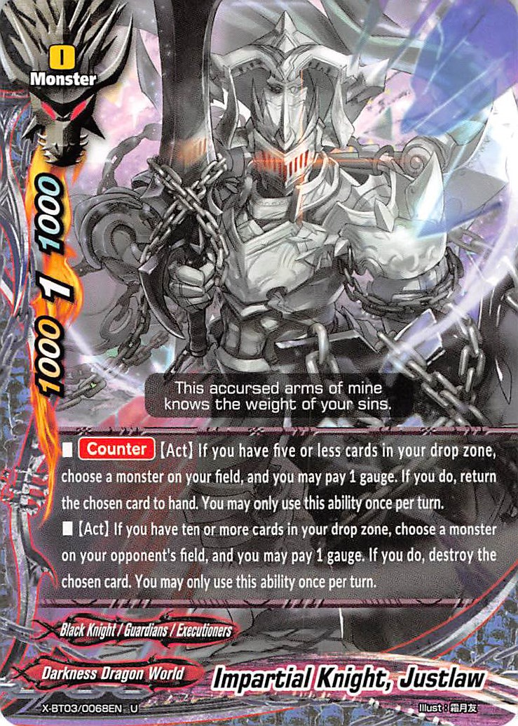 Impartial Knight, Justlaw - Overturn! Thunder Empire!! - Future Card ...