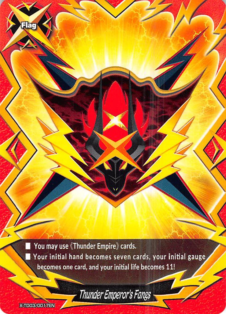 Thunder Emperor s Fangs X TD03 Thunderous Warlords Alliance Future 