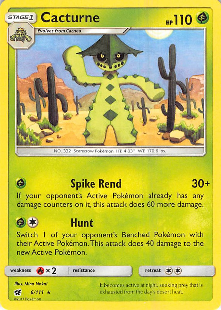 Cacturne card artwork