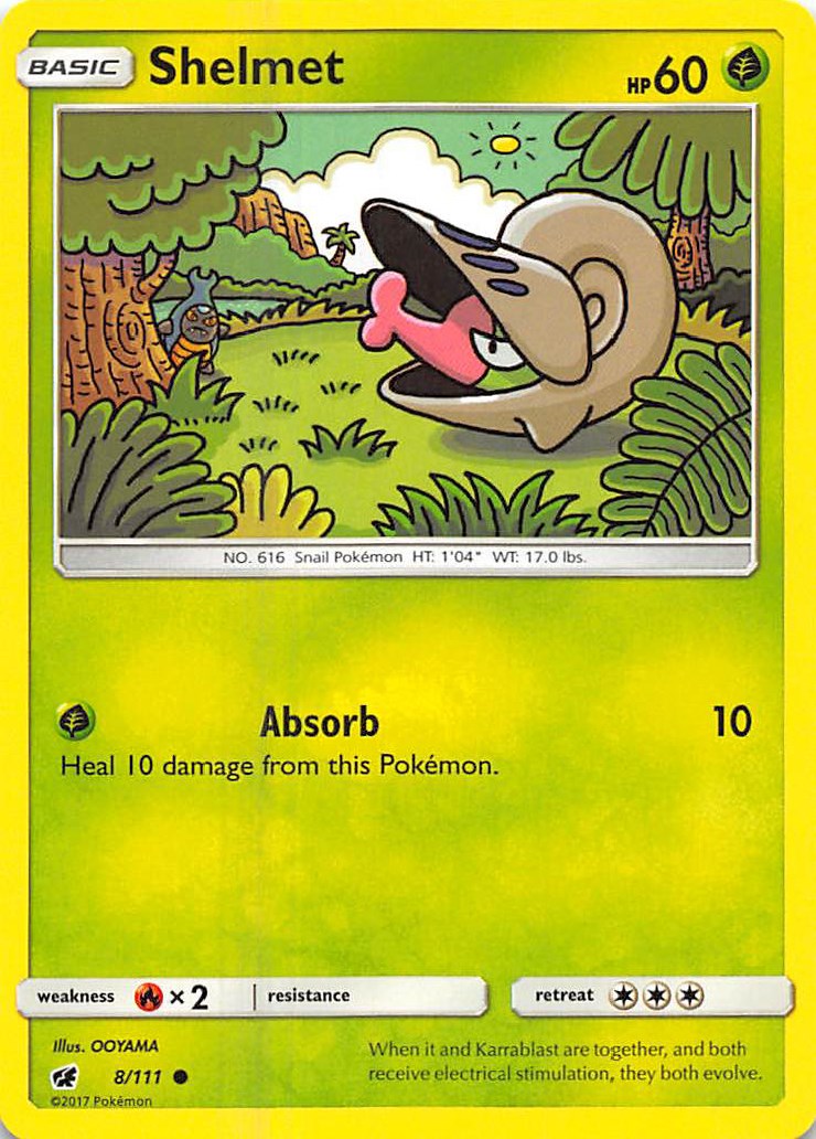 Shelmet card artwork