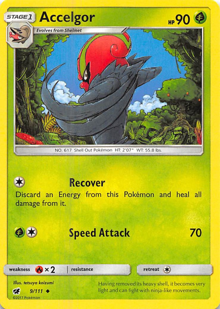 Accelgor card artwork