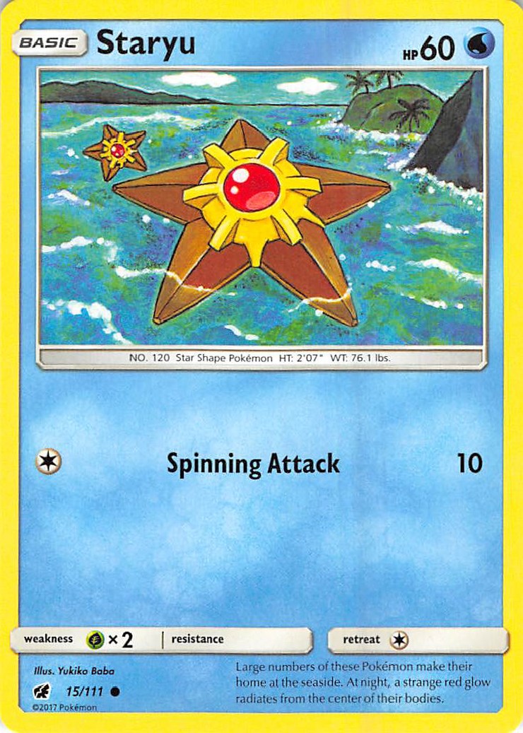 Staryu card artwork