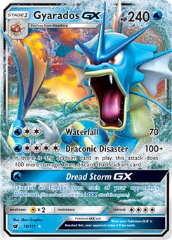 Crimson Invasion Pokémon cards for sale: Silvally Gx, Gyarados Gx