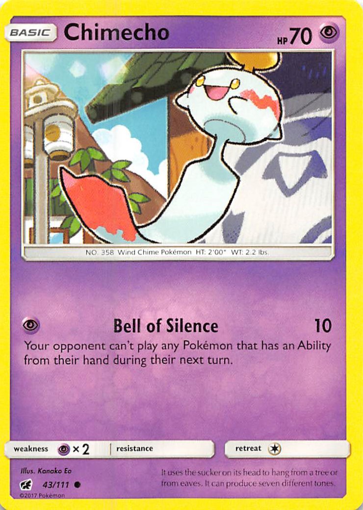 Chimecho card artwork