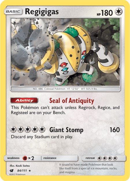 Pokemon TCG - s10D - 054/067 (R) - Regigigas