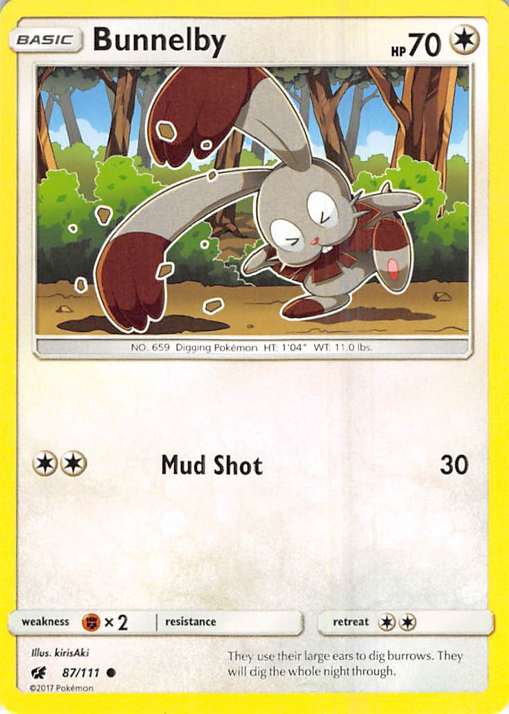 Bunnelby card artwork