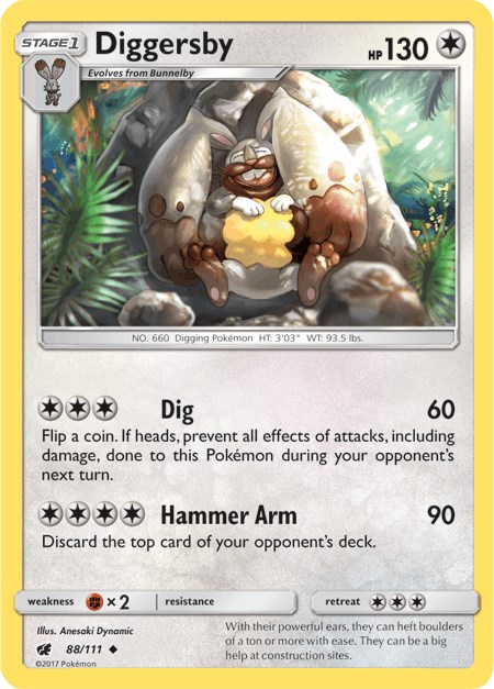 Diggersby card artwork