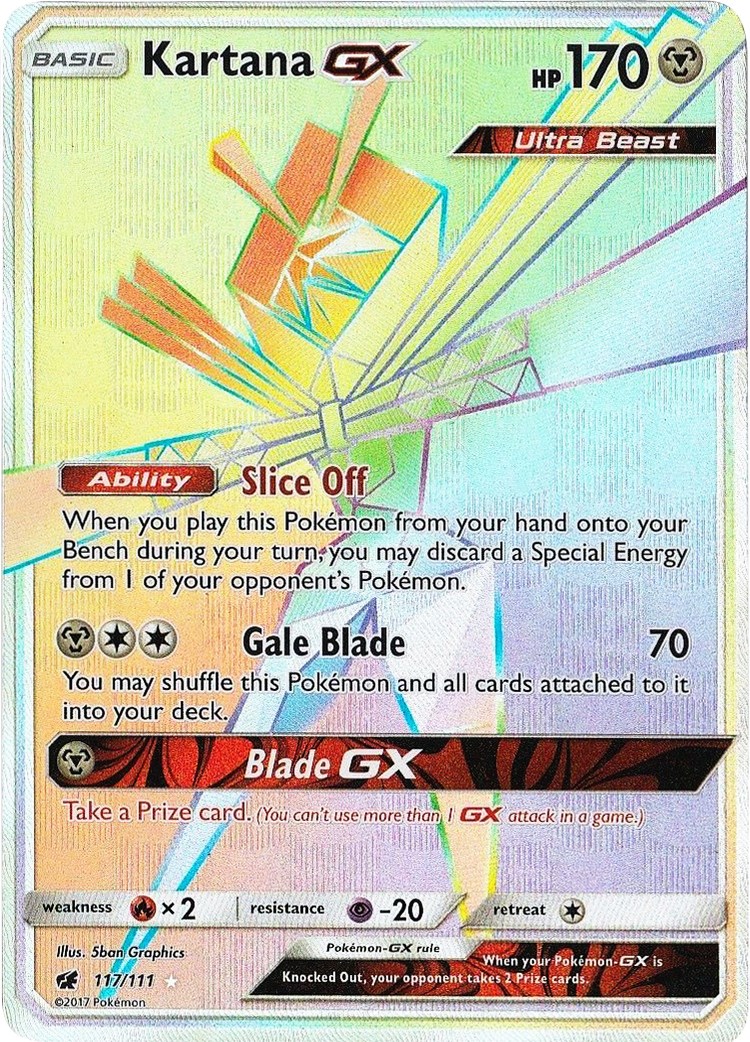 Pokemon Kartana Mega GX