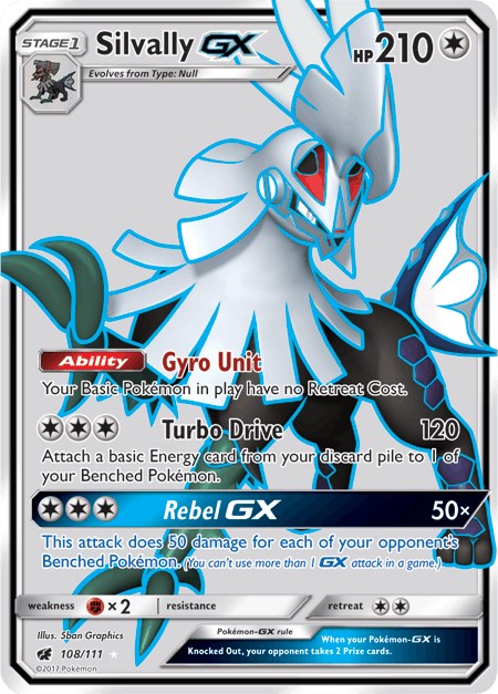 Silvally GX (Full Art) - SM - Crimson Invasion - Pokemon