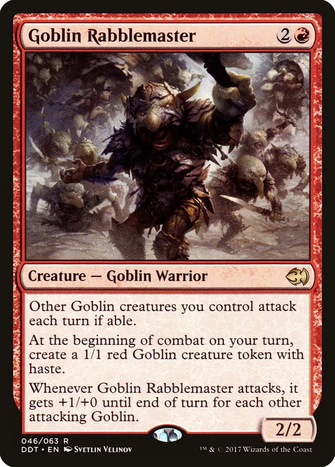 Goblin Rabblemaster - Duel Decks: Merfolk vs. Goblins - Magic: The ...