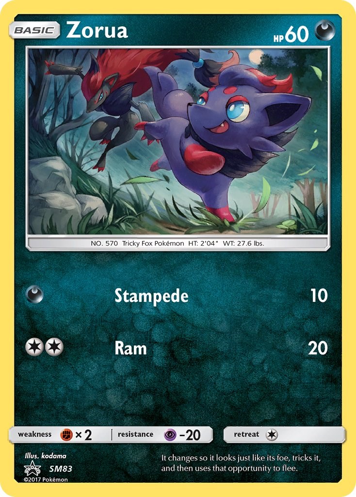 Zorua card artwork