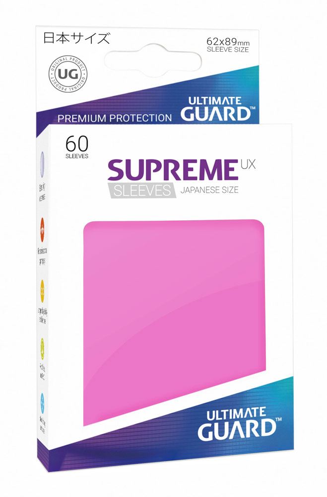 Gloss Sleeve Supreme UX Sleeves Japanese Pink (60Pack) Ultimate