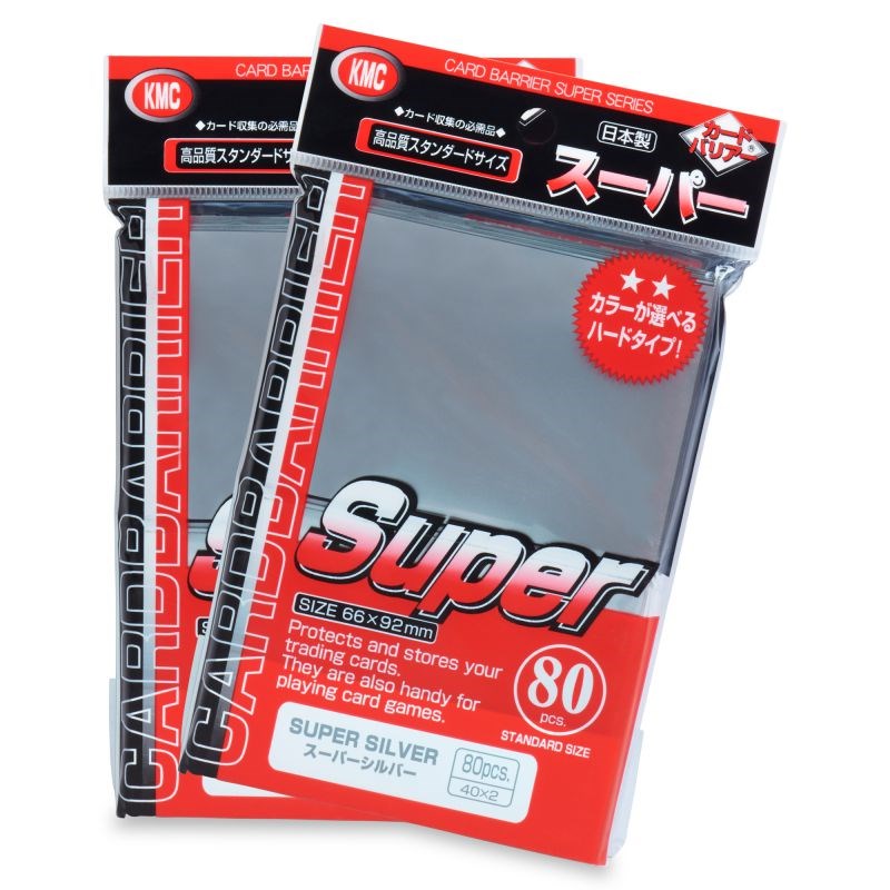 KMC Card Barrier Super Series Super Silver (80Pack) KMC Card
