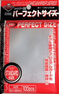 KMC Standard Size Sleeves - Perfect Size (Perfect Fit) [10 packs]