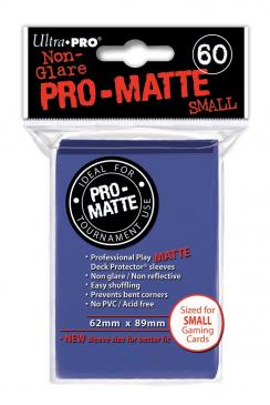 Ultra Pro 60 AQUA PRO-MATTE Small Size Deck Protector NEW Gaming Card Sleeves 