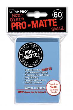 60 ULTRA PRO DECK PROTECTOR SMALL PRO-MATTE ECLIPSE SKY BLUE SLEEVES YGO VGD 