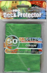 Ultra Pro Deck Protector Spectrum Green Sleeves 50 Loose Yugioh Card Game