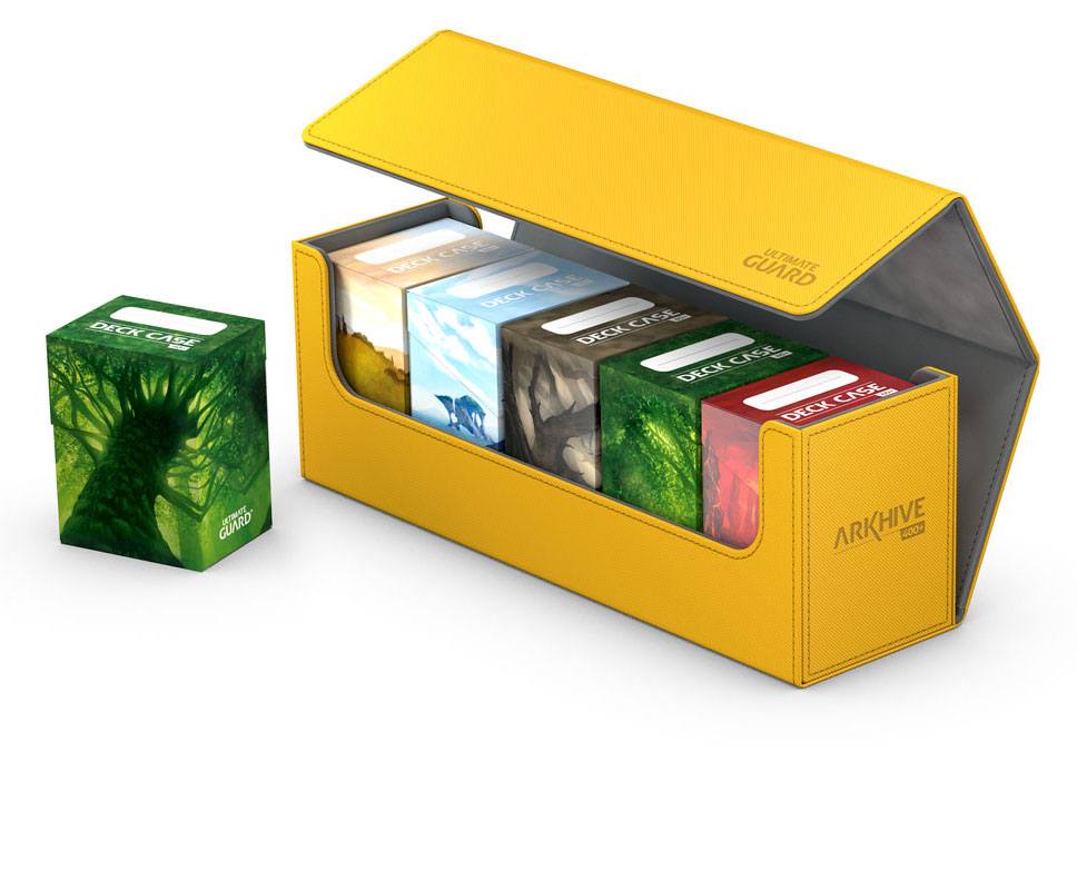 Arkhive Flip Case Amber Ultimate Guard Deck Boxes Deck Boxes