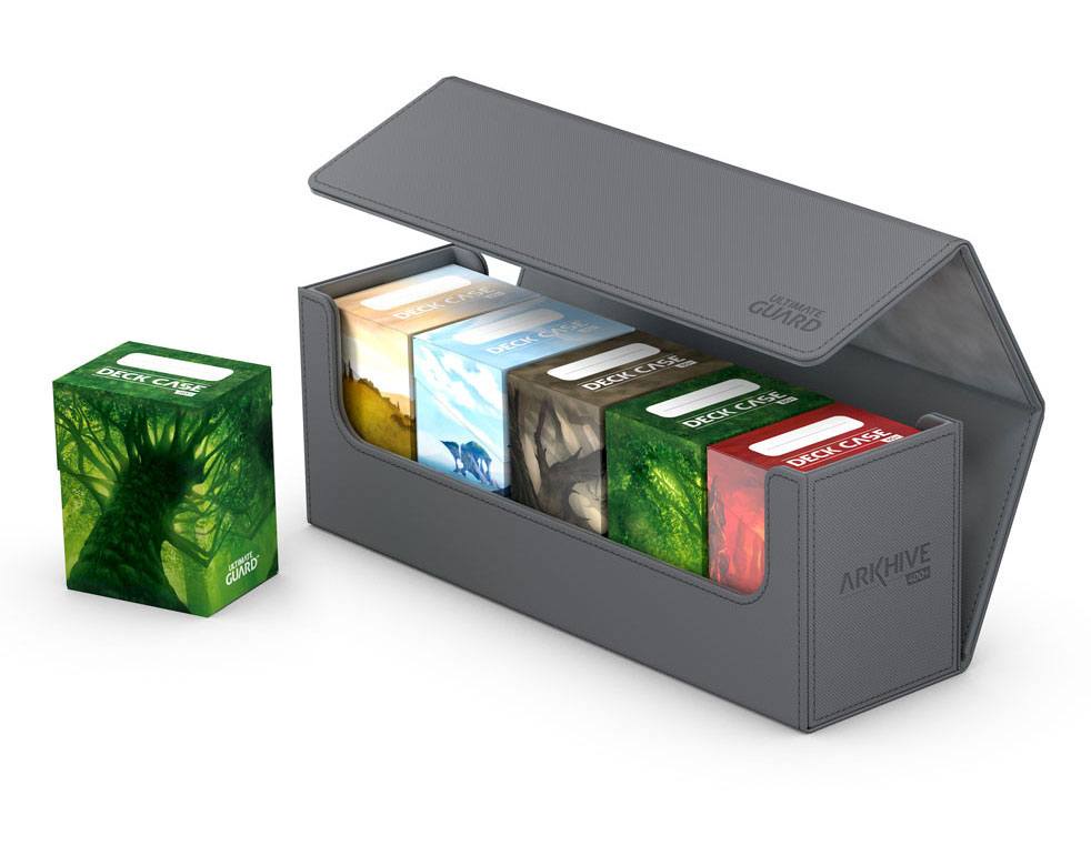 Arkhive Flip Case Grey Ultimate Guard Deck Boxes Deck Boxes
