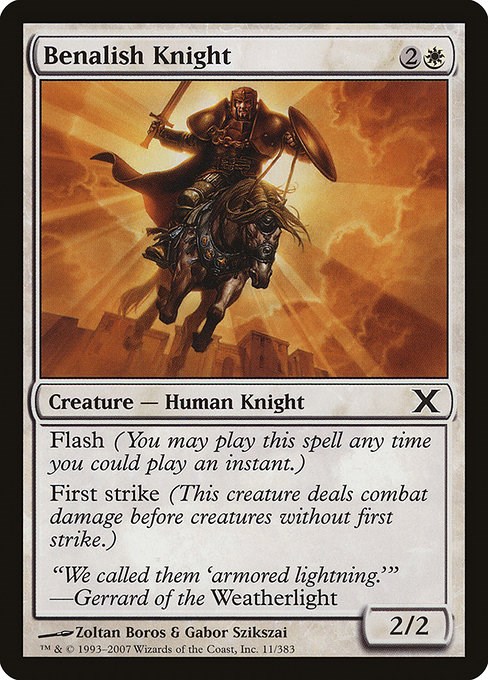 Benalish Knight - 10th Edition - Magic: The Gathering