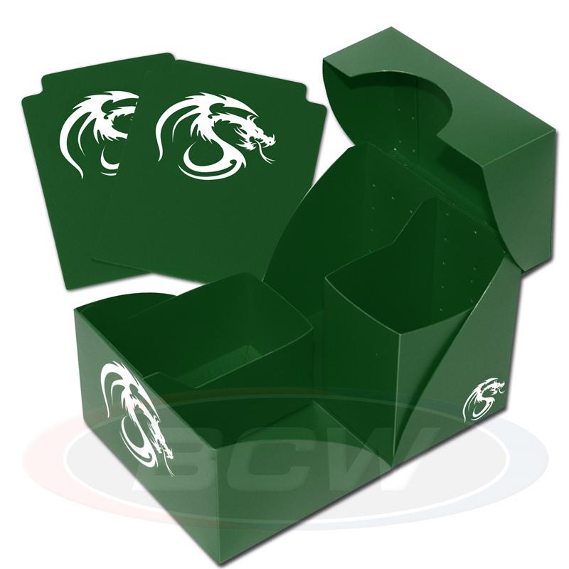 Deck Case Tandem Green BCW Deck Boxes Deck Boxes