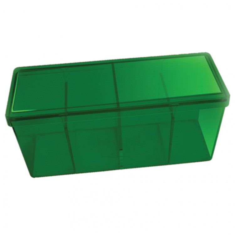 Dragon Shield Storage Box with 4 compartments - Green (Holds 200 ...