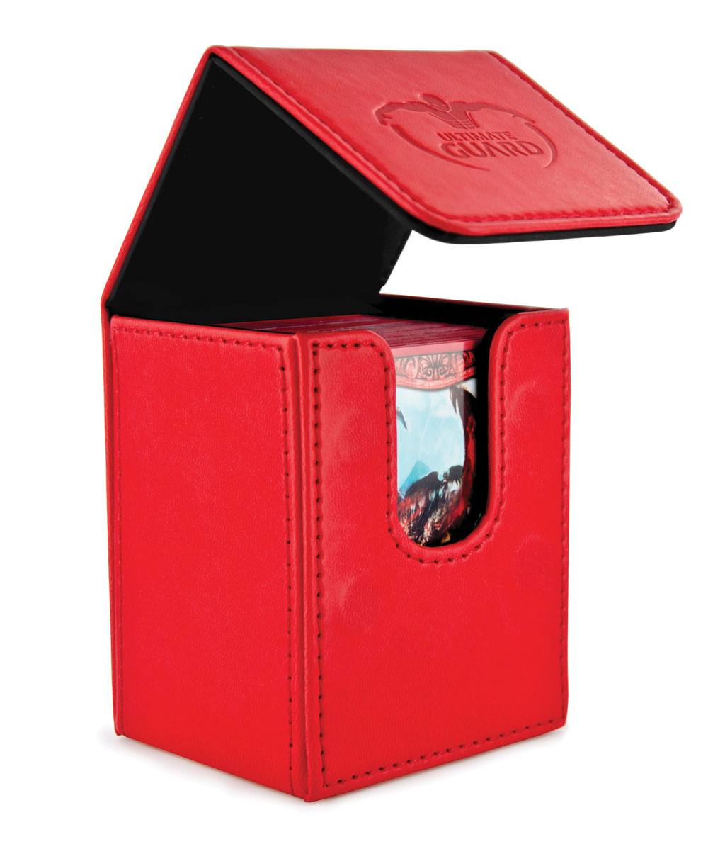 Flip Deck Case Red (Holds 100+) Ultimate Guard Deck Boxes Deck Boxes
