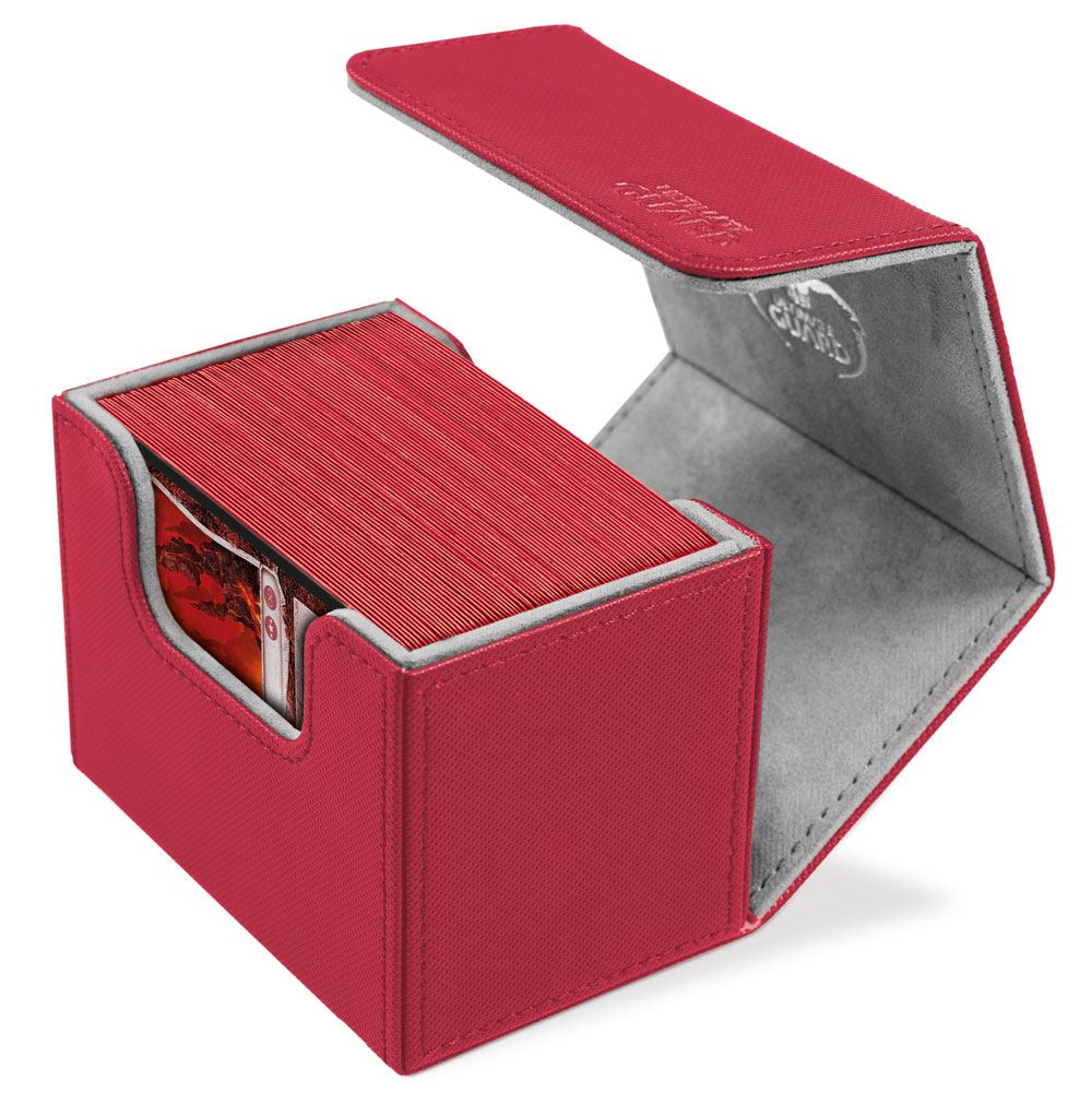 SideWinder XenoSkin Deck Case Red (Holds 80+) Ultimate Guard Deck